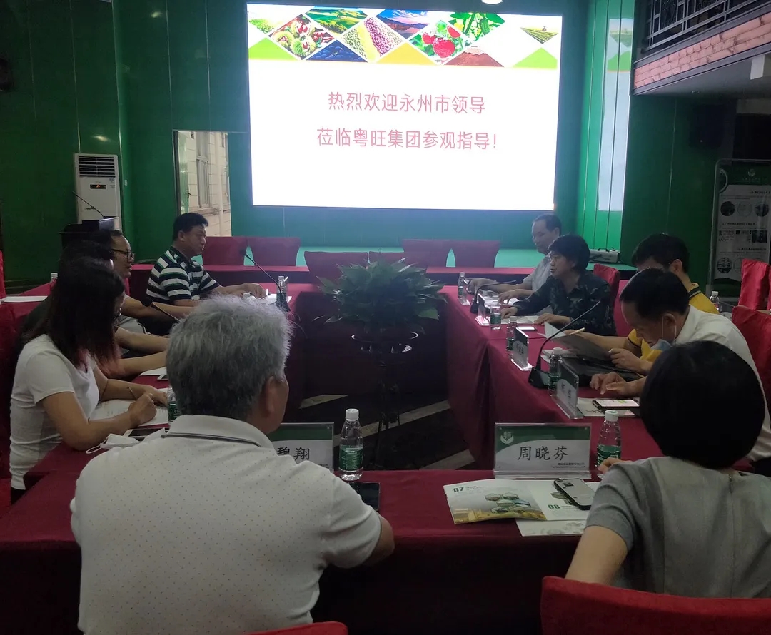 永州市副市长李旦梅率队考察粤旺集团