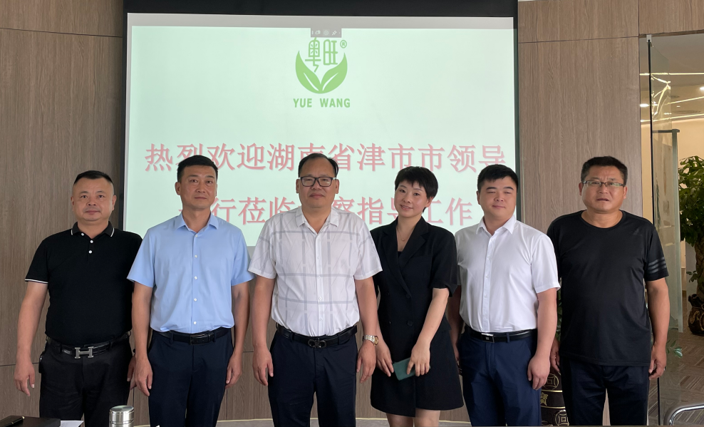 <strong>津市市委领导一行赴粤旺集团考察</strong>